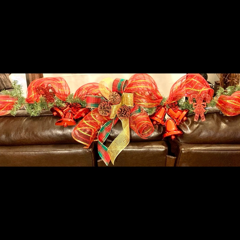 Mailbox Garland, mailbox swag, decor